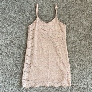 Pink Lace Dress